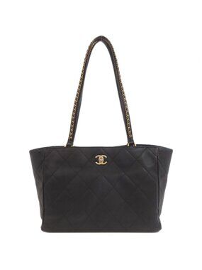 Chanel Quilted Gold Tote